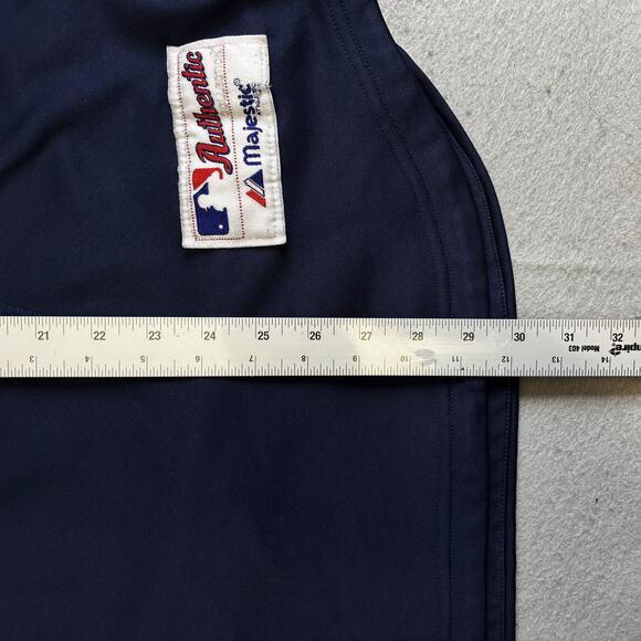 Majestic Washington Nationals Shirt Mens XL Authentic Waffle Sleeve Therma Base - Picture 6 of 8